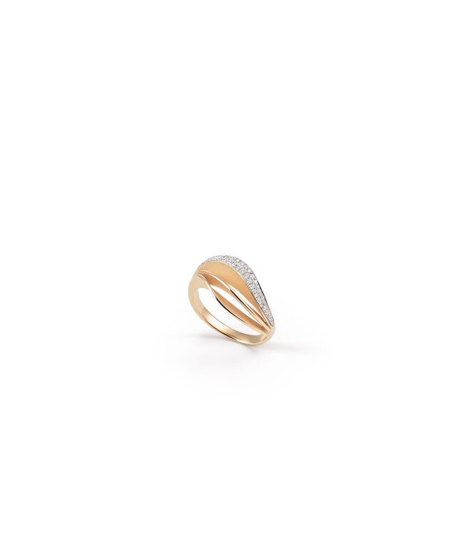 Velaa Pavé Series Ring, 18Kt Dia ct. 0.2