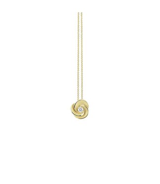 Pendant Desert Rose 18Kt 1 Dia ct. 0.06