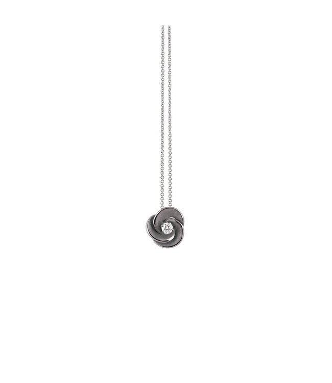 Cammilli Firenze Pendant Desert Rose 18Kt 1 Dia ct. 0.06