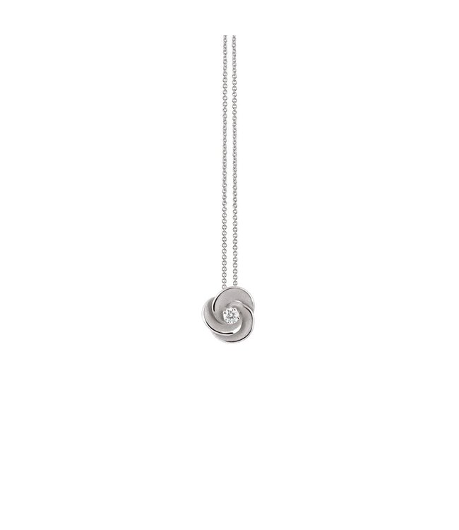 Cammilli Firenze Pendant Desert Rose 18Kt 1 Dia ct. 0.06