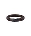 AZE Jewels Iron Jack Black-Brown-on-Black - armband in leer, 316L edelstaal, zwart, bruin, Adventure