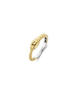 TI SENTO 12354SY Ring Zilver Verguld Slang