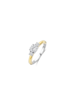 Ti Sento Ring 1796ZY - Zilver verguld, Zirkonia met geel verguld