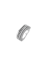 Ti Sento Ring 12418ZI - Zilver platina verguld, Zirconia wit