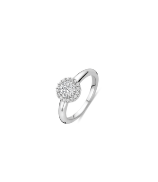 TI SENTO Ring 12416ZI - Silver platinum plated, Zirconia white