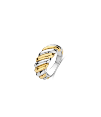 Ring 12379SY - Twisted Bicolor Ring L