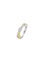 Ti Sento Zirkonia Crossover Ring met steen