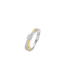 TI SENTO Ring 12374ZY - Silver plated, Zirconia white yellow gold plated