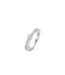 TI SENTO Ring 12374ZI - Zilver platina verguld, Zirconia wit