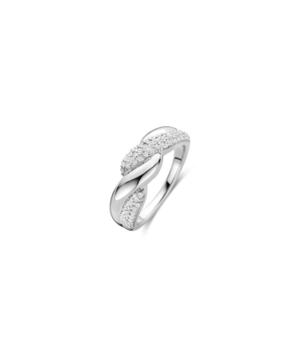 Ring 12370ZI - Twisted Zirkonia Ring