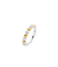 TI SENTO Ring 12365ZY - Silver plated, Zirconia white yellow gold plated