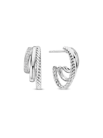 Ti Sento Oorbellen 78068ZI - Zirkonia Structure Oorbellen