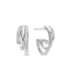TI SENTO Earrings 78068ZI - Silver platinum plated, Zirconia white