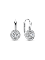 Ti Sento Oorbellen 78056ZI - Classic Zirkonia Hoops Rond