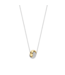 TI SENTO Necklace 34118ZY - Silver plated, Zirconia white yellow gold plated
