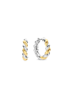 Ti Sento Oorbellen 78021SY - Bicolor Twisted Hoops