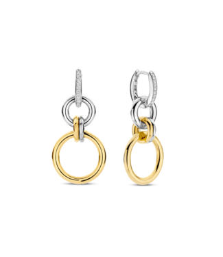 Oorbellen 78018ZY - Zirkonia Cirkel Hoops