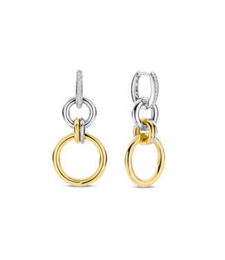 TI SENTO Oorbellen 78018ZY - Zirkonia Cirkel Hoops