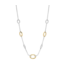 TI SENTO Ketting 34093ZY - Zilver verguld, Zirkonia met geel verguld