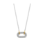 TI SENTO Kette 34010ZY - Sterlingsilber mit gelb Vergoldung, Zirkonia Weiß mit Gelb-Vergoldung