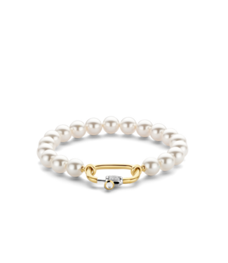Armband 2961PW - Parel Schakel armband