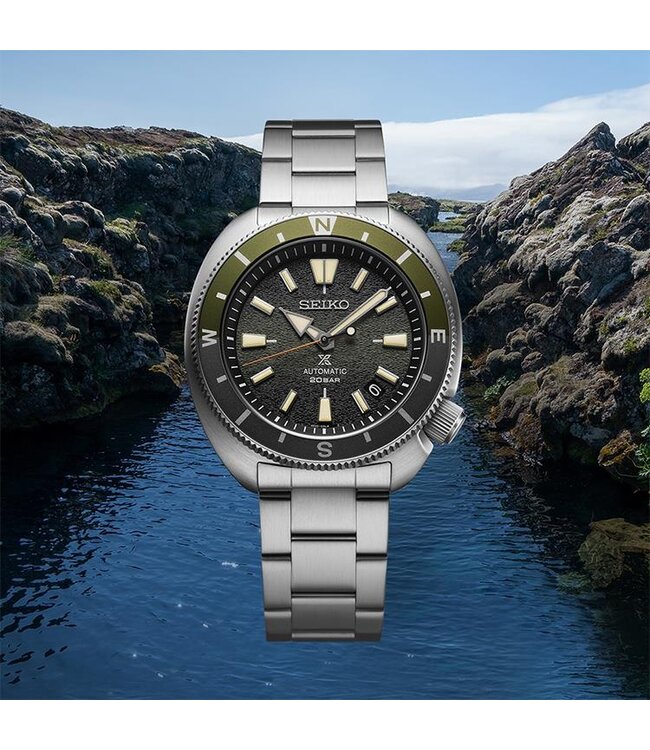 Prospex SRPK77K1 Automatik Edelstahlarmband gruen 200M Limited Edition Uhr