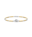 TI SENTO Bracelet 23069ZY - Silver plated, Zirconia white yellow gold plated