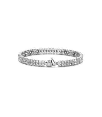 Armband 23067ZI - Dubbele Tennis Armband