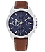 Jameson TH1792195 Herrenuhr Leder blau 43mm