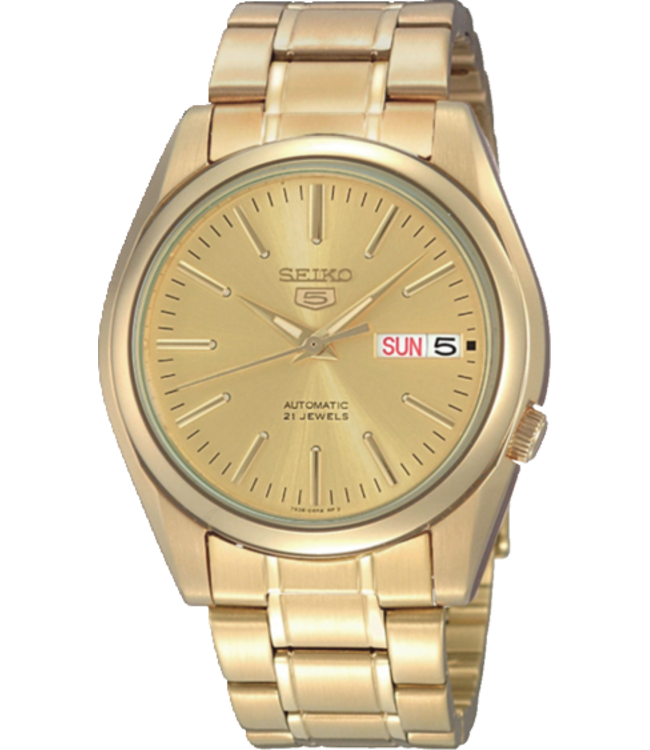 Seiko 5 SNKL48K1 7S26 37 mm Champagne Herenhorloge | Juwelier De