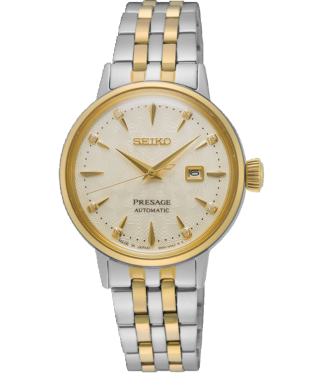 Seiko Presage SRE010J1 2R05 30,3 mm Champagne Dameshorloge | Juwelier