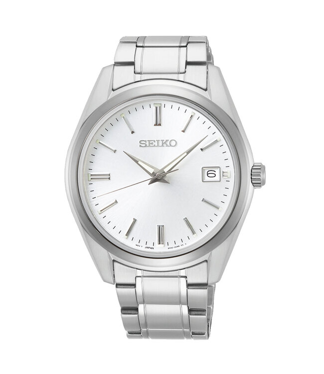 Seiko SUR307P1 Uhr Herren silberfarben 40,2mm