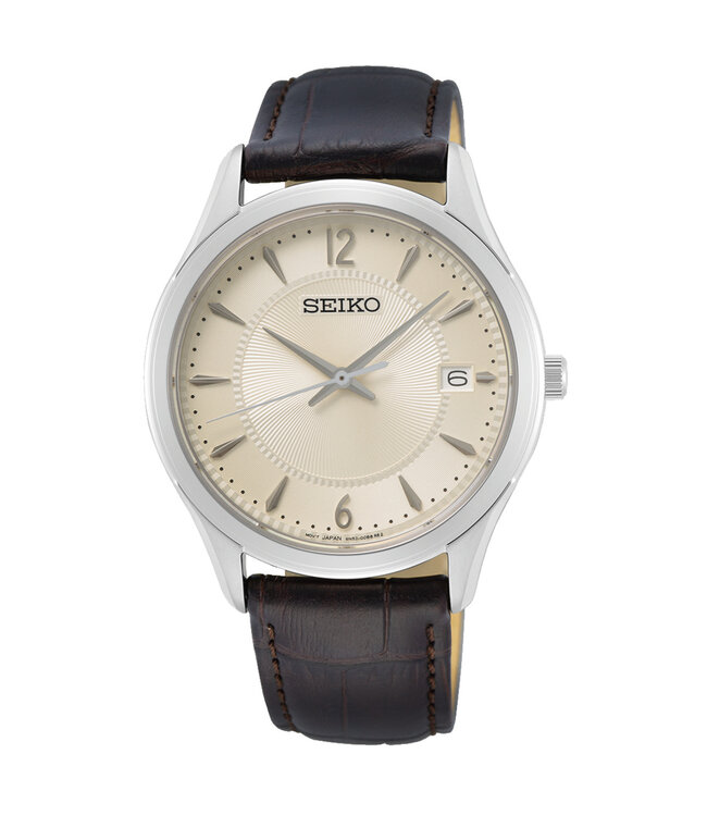 Seiko SUR421P1 6N52 39,4 mm Crème Herenhorloge