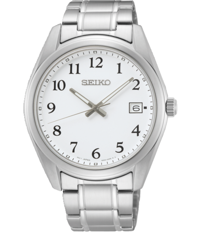 Seiko SUR459P1 Uhr Herren silberfarben 40,2mm