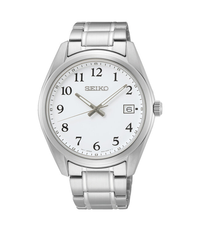 Seiko SUR459P1 Uhr Herren silberfarben 40,2mm