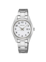 Seiko SUR465P1 Horloge Dames Zilverkleurig 29,8mm