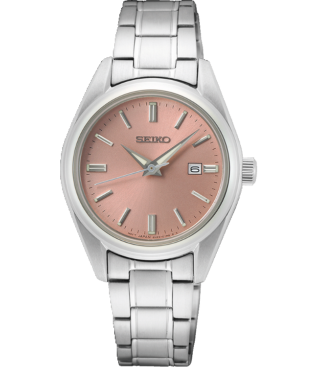 Seiko SUR529P1 Uhr Damen silberfarben 29,8mm