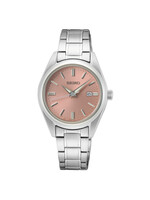 Seiko SUR529P1 Uhr Damen silberfarben 29,8mm