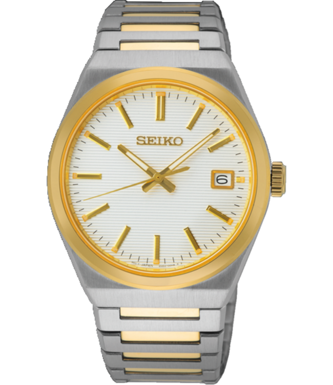 Seiko SUR558P1 Uhr Herren goldfarben 39,0mm