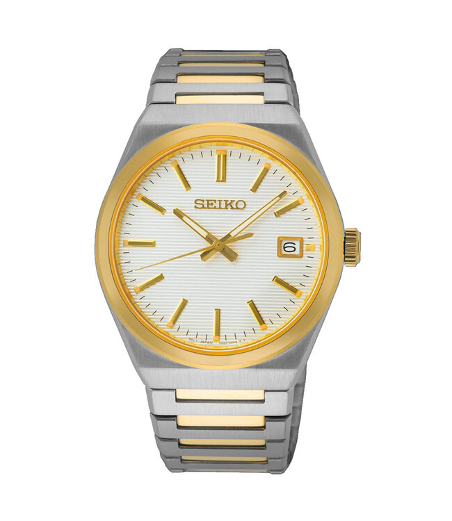 Seiko SUR558P1 Uhr Herren goldfarben 39,0mm