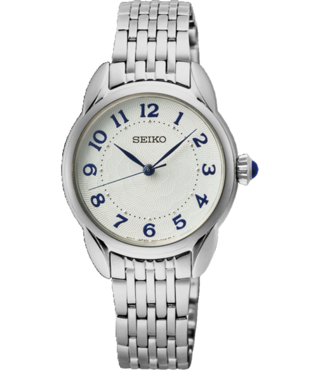 Seiko SUR561P1 Uhr Damen silberfarben 28,7mm