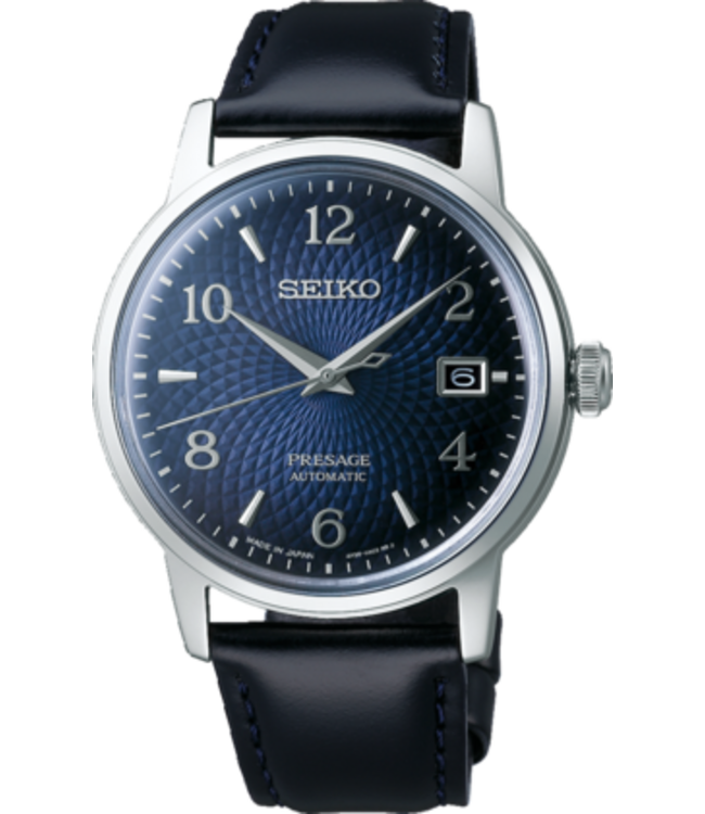 Seiko Presage SRPE43J1 4R35 38,5 mm Blauw Herenhorloge | Juwelier De V