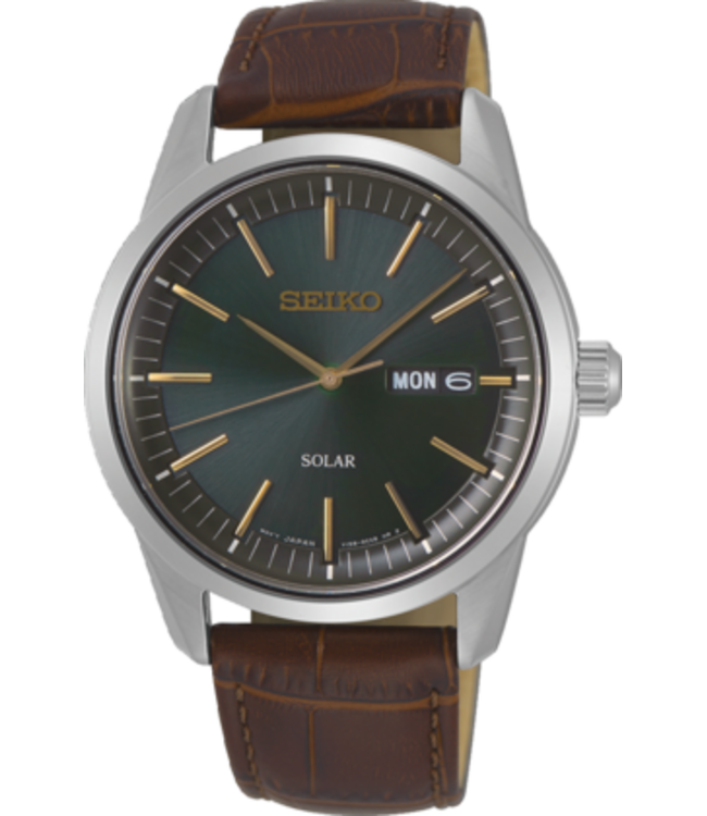 Seiko SNE529P1 V158 40 mm Grijs Herenhorloge