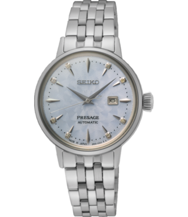 Seiko Presage SRE007J1 Uhr Damen silberfarben 30,3mm