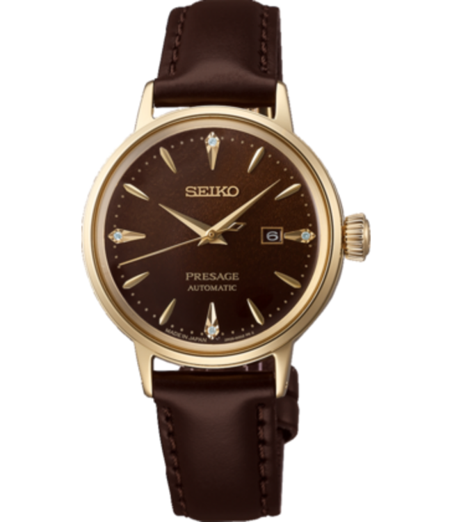 Seiko Presage SRE020J1 2R05 30,28 mm Bruin Dameshorloge | Juwelier De