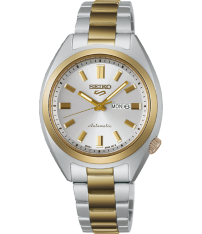 Seiko 5 Sports SRE024K1 2R06 32,00 mm Wit Dameshorloge | Juwelier De V
