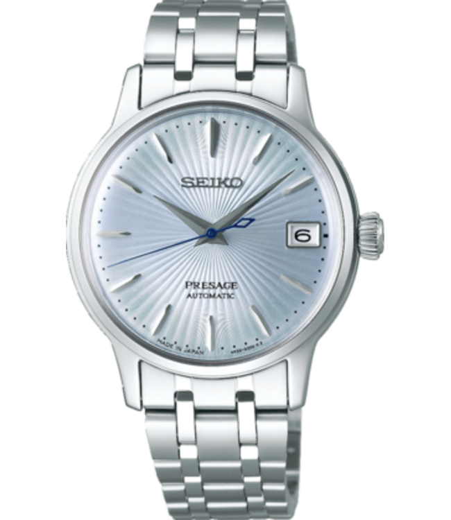 Seiko Presage SRP841J1 4R35 33,8 mm Blauw Dameshorloge | Juwelier De V