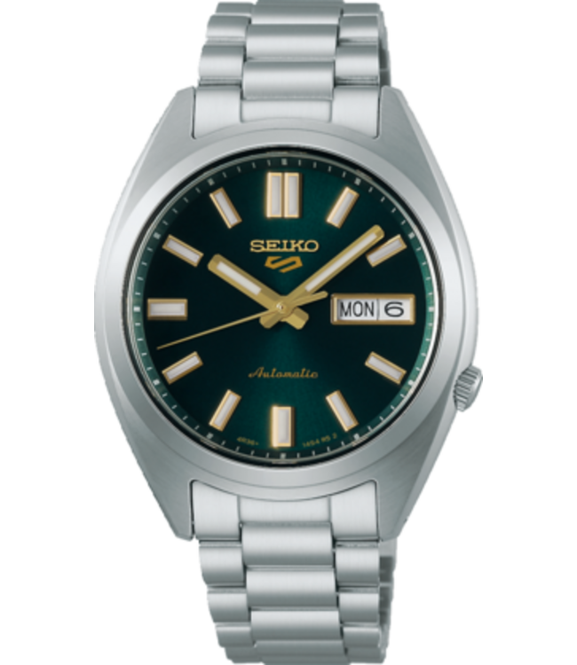 Seiko 5 Sports SRPL57K1 4R36 37,40 mm Groen Herenhorloge | Juwelier De