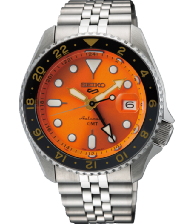 Seiko 5 Sports SSK005K1 Uhr Herren silberfarben 42,5mm