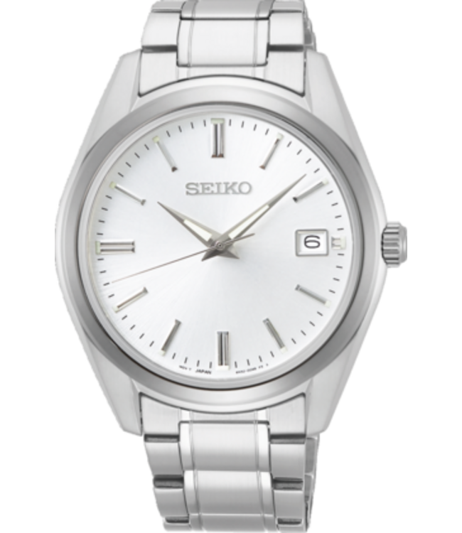 Seiko SUR307P1 Uhr Herren silberfarben 40,2mm